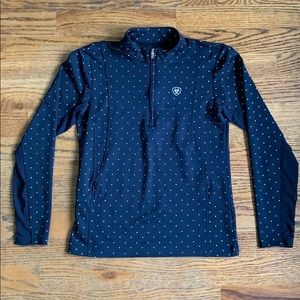 Ariat Girls Heat Series Riding Shirt, Size Small